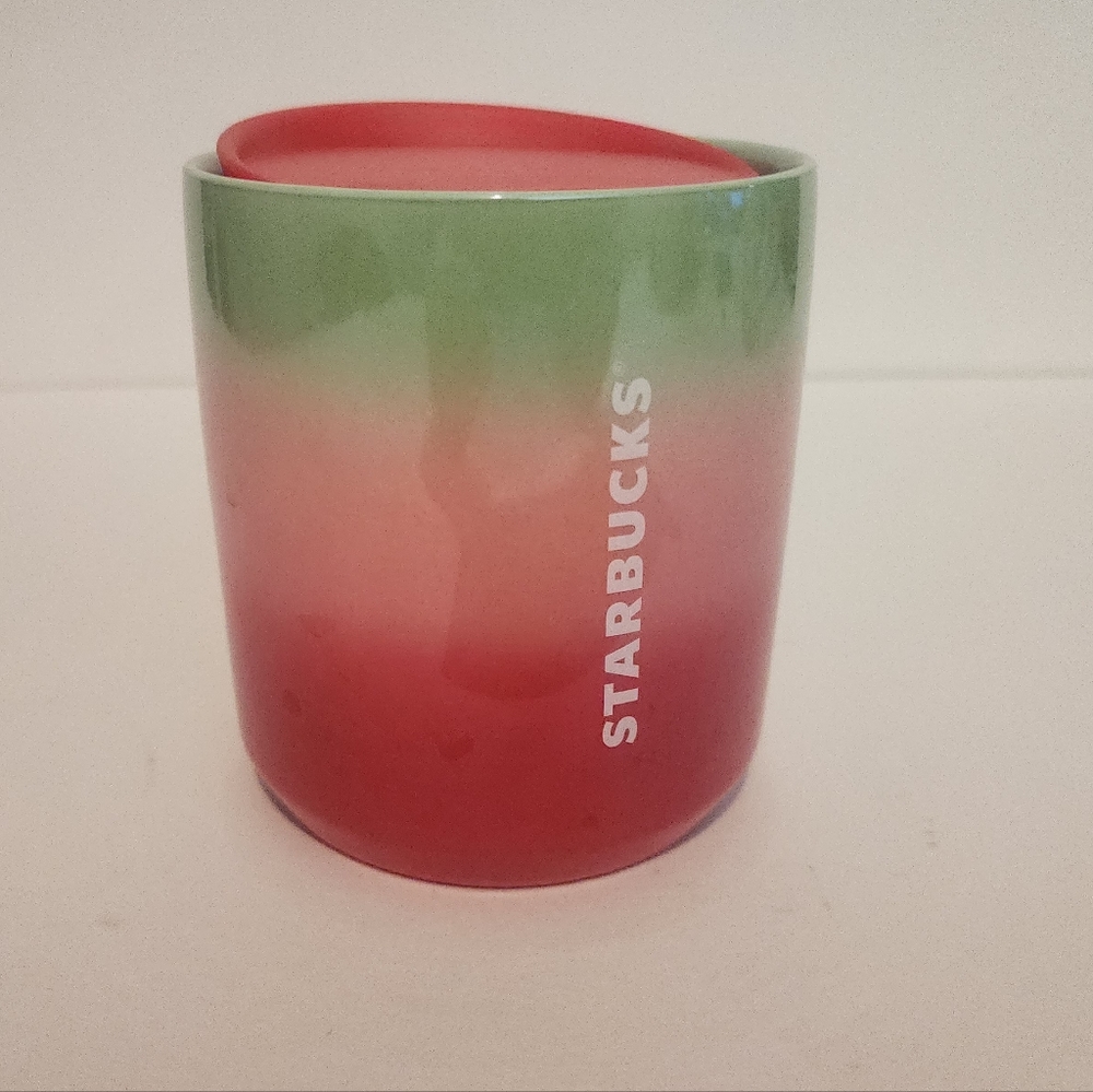 Starbucks 2020 Holiday tumbler 8oz watermelon colors